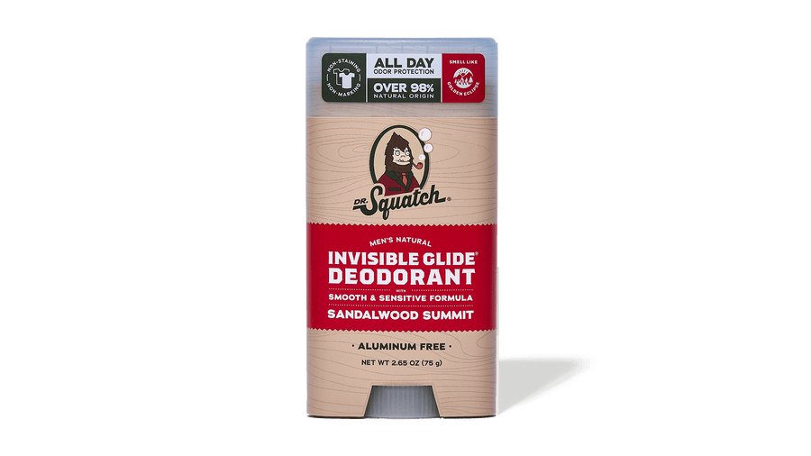 Sandalwood Summit Invisible Glide Deodorant - Simple Travel Shield