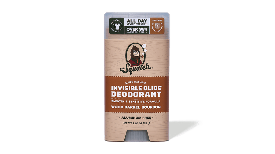 Wood Barrel Bourbon Invisible Glide Deodorant - Daily Shield