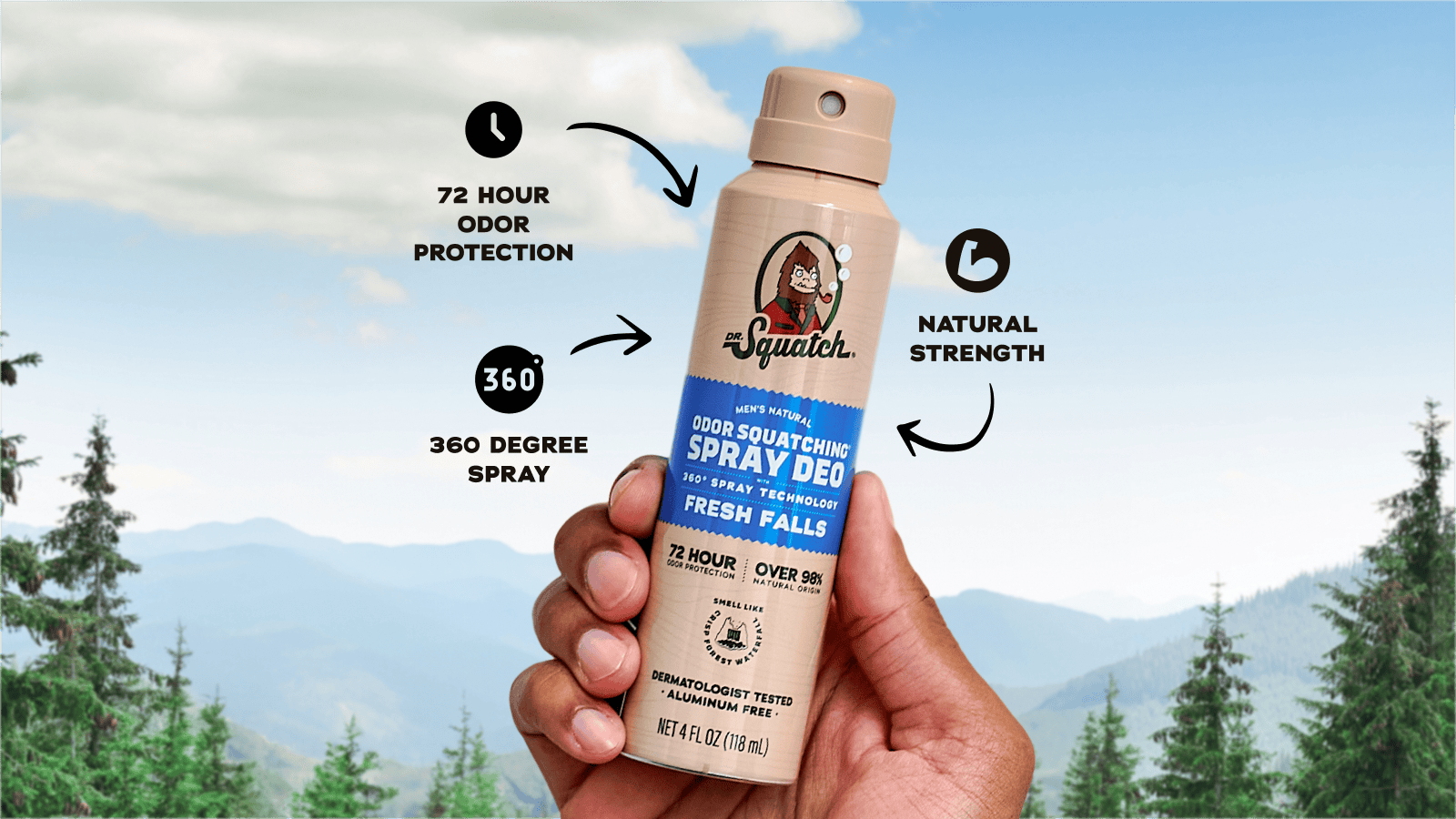 Spray Deodorant 6-Pack - All Day Fresh