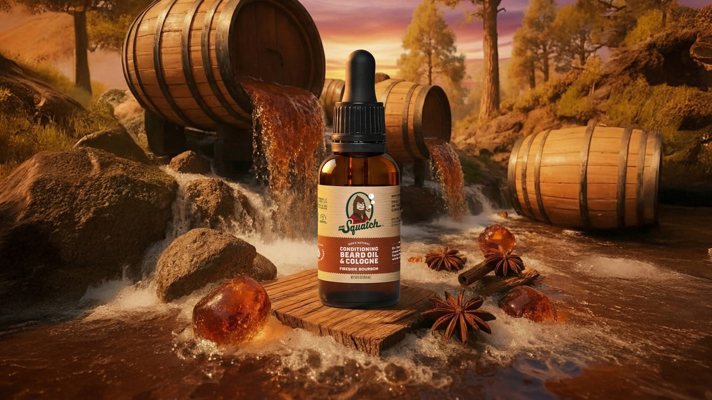 Conditioning Beard Oil & Cologne Fireside Bourbon - Classic Daily Blend