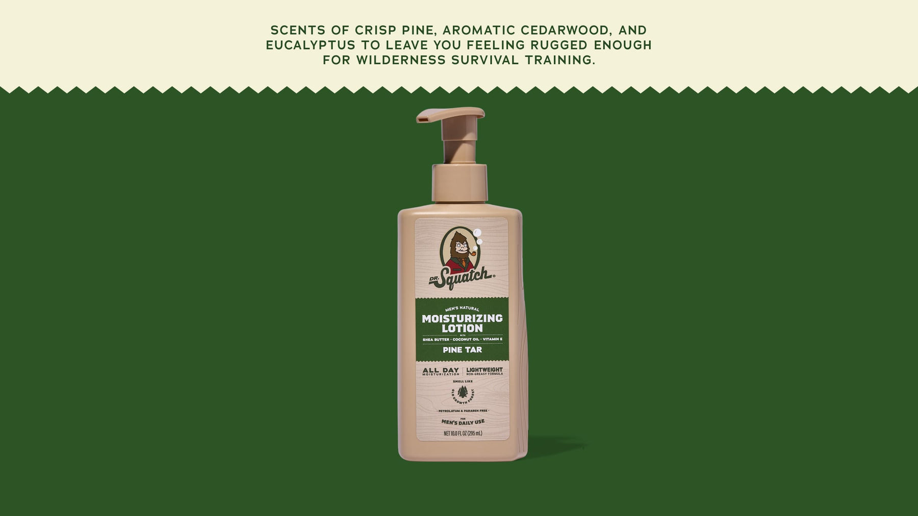 Pine Tar Lotion - Outdoor Smooth Finish