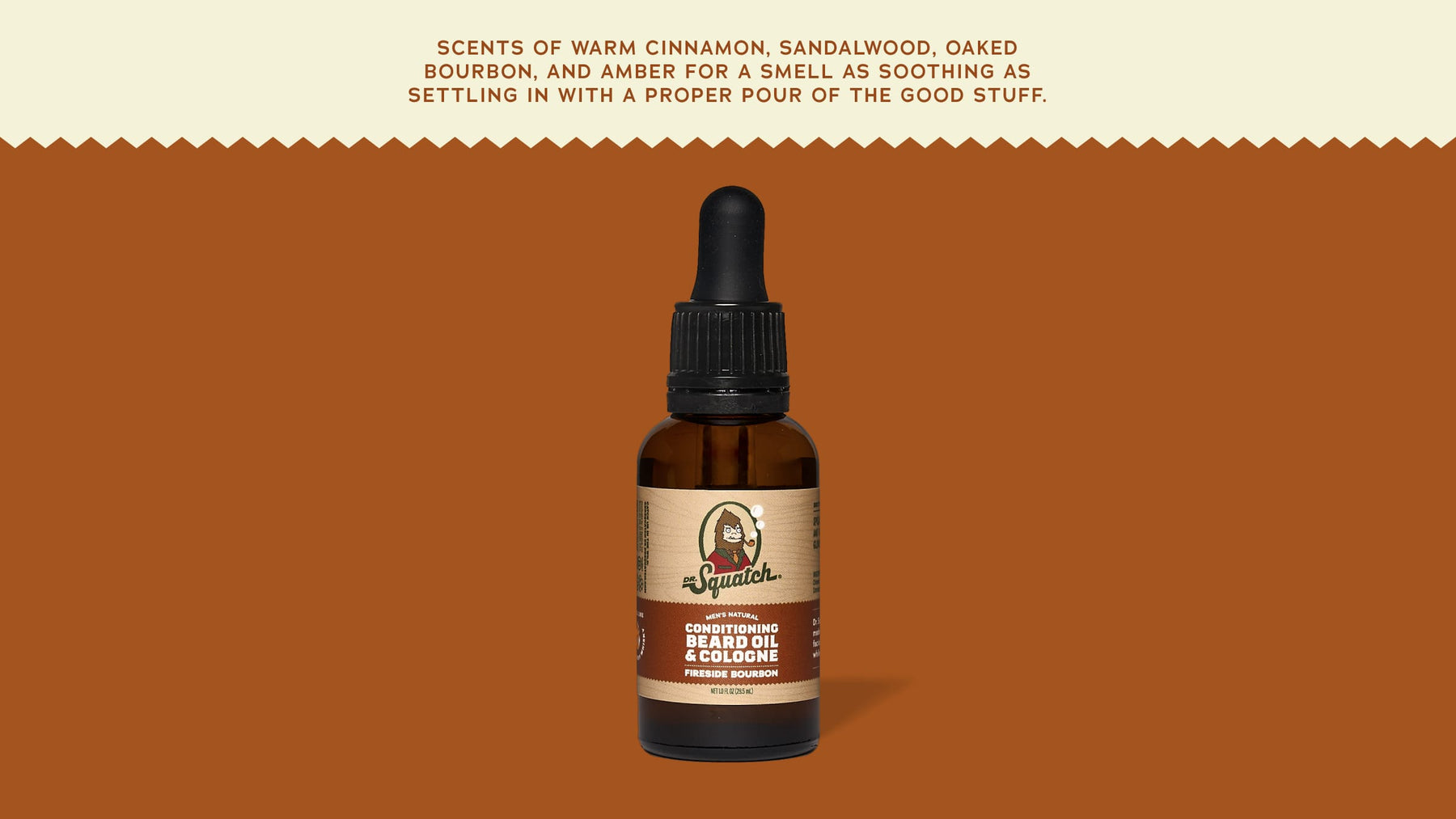 Conditioning Beard Oil & Cologne Fireside Bourbon - Classic Daily Blend