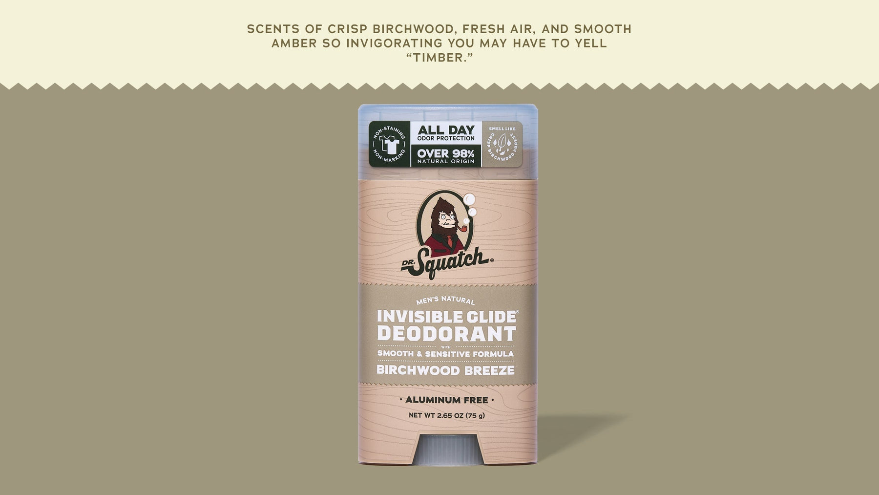Birchwood Breeze Invisible Glide Deodorant - Active Carry