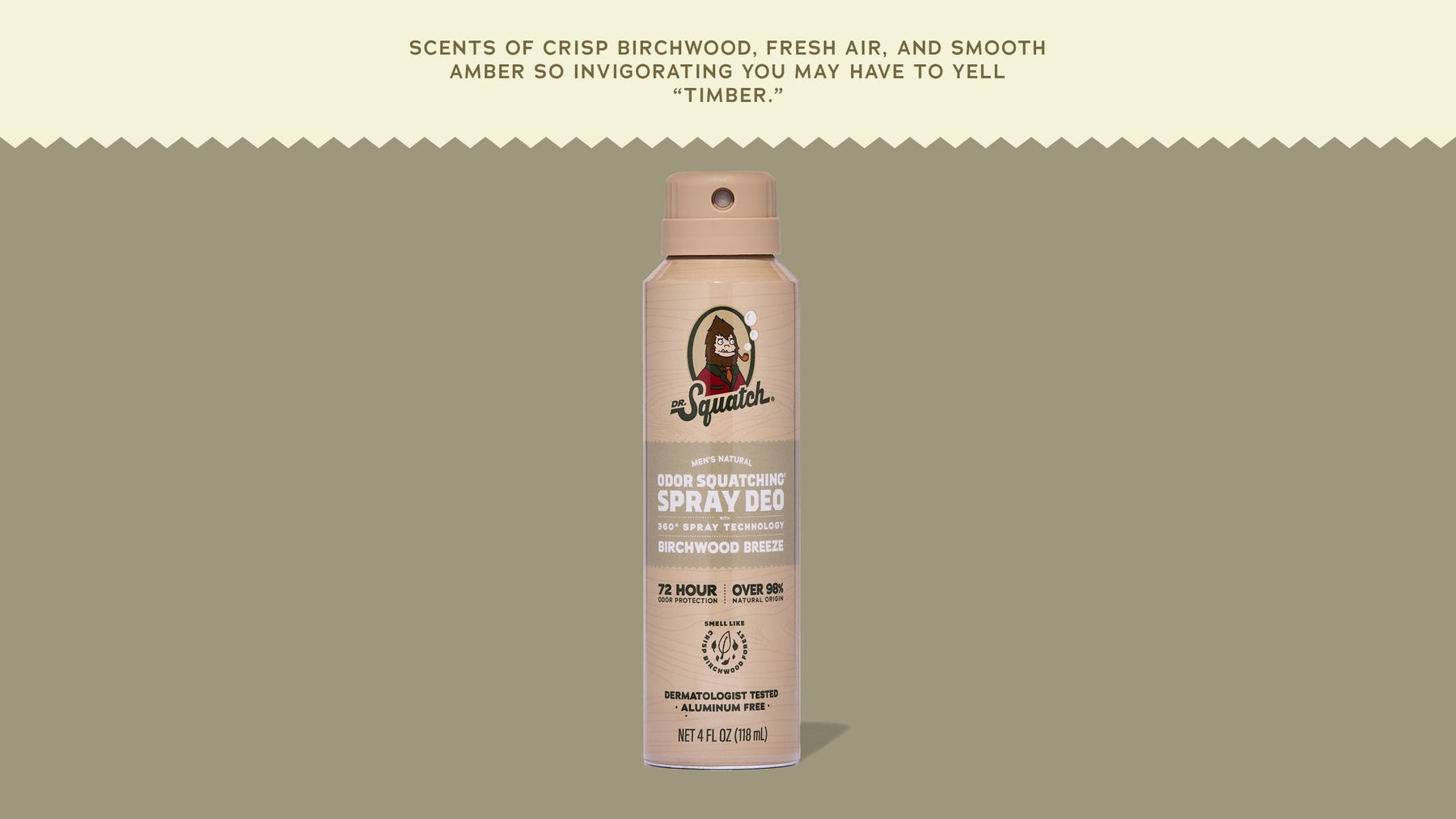 Birchwood Breeze Spray Deodorant - Travel Fresh Routine