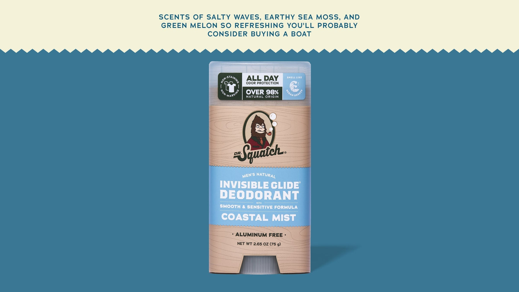 Coastal Mist Invisible Glide Deodorant - Easy Active Guard
