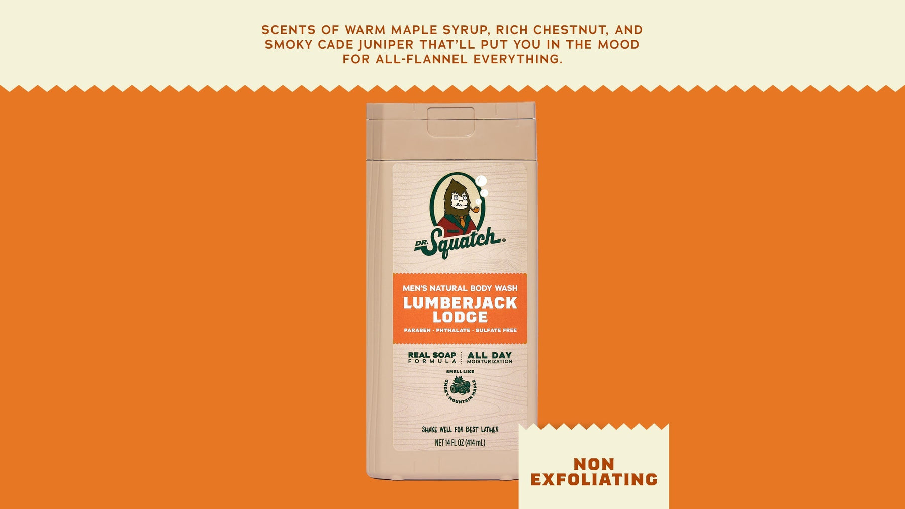 14 oz Lumberjack Lodge Body Wash - Simple Daily Wash