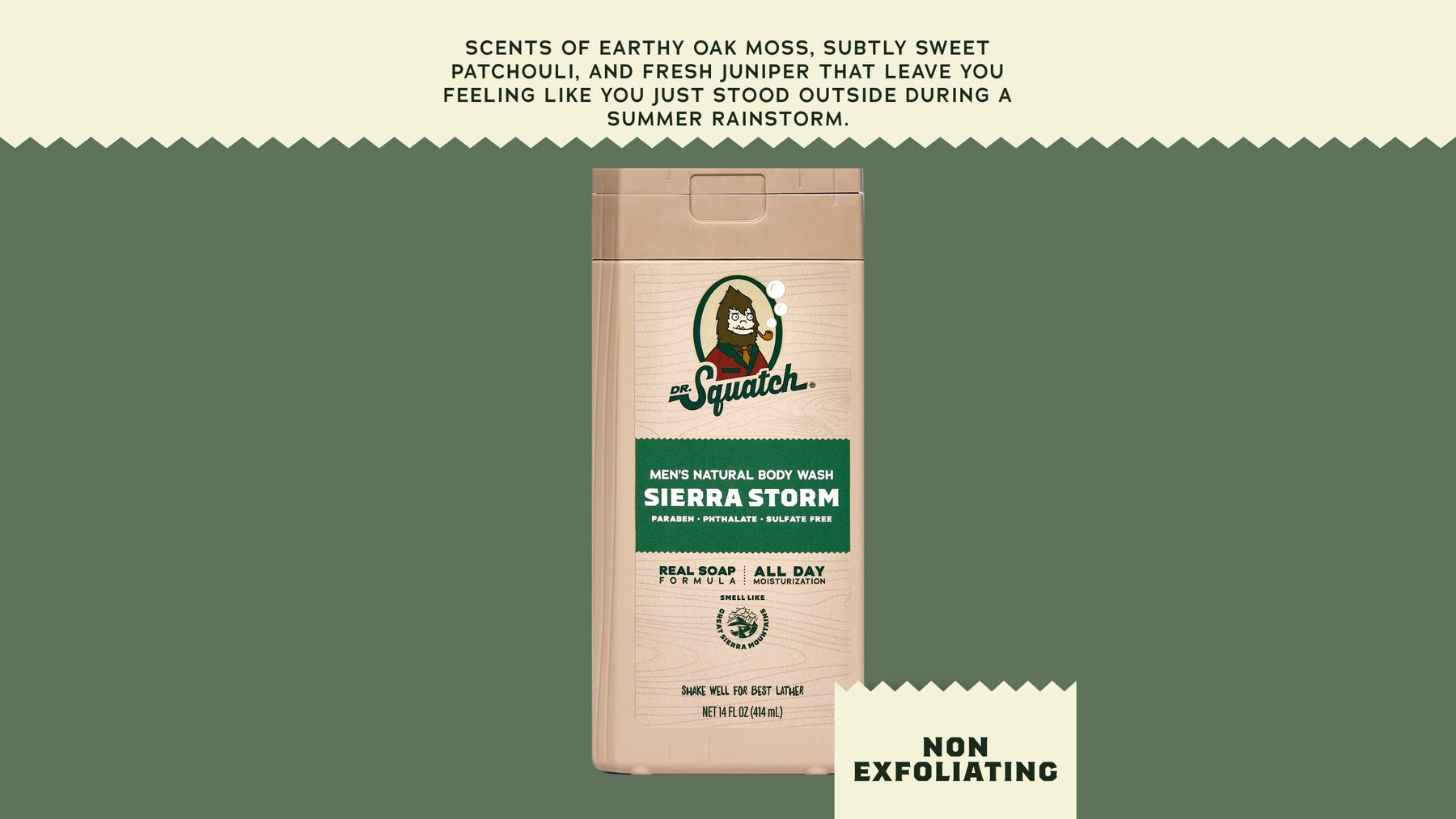 14 oz Sierra Storm Body Wash - Modern Fresh Lather