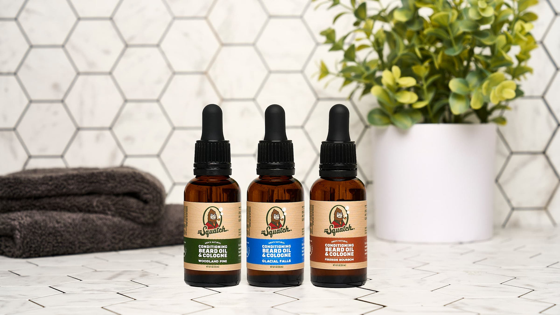 Conditioning Beard Oil & Cologne Fireside Bourbon - Classic Daily Blend