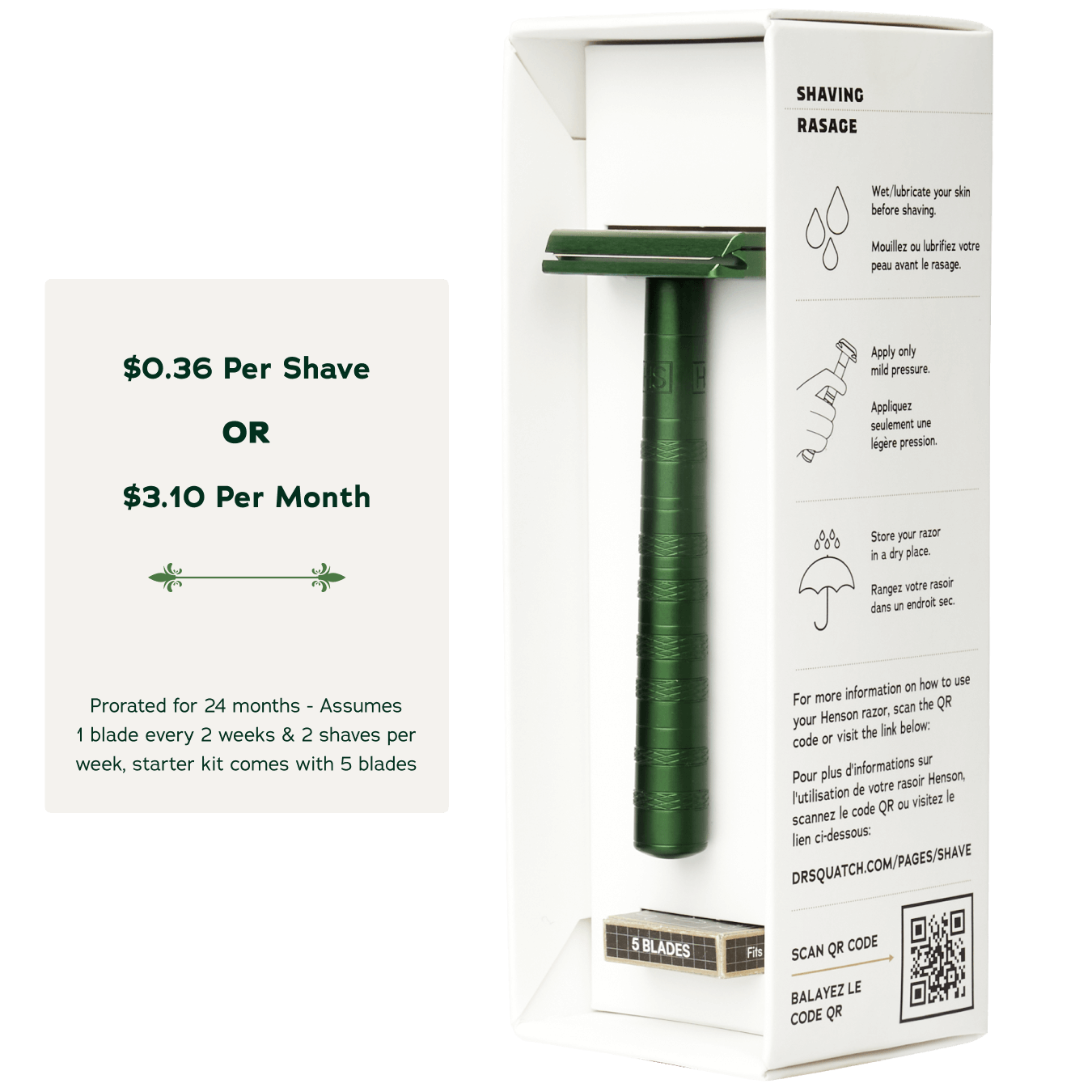 Safety Razor - Easy Daily Ready