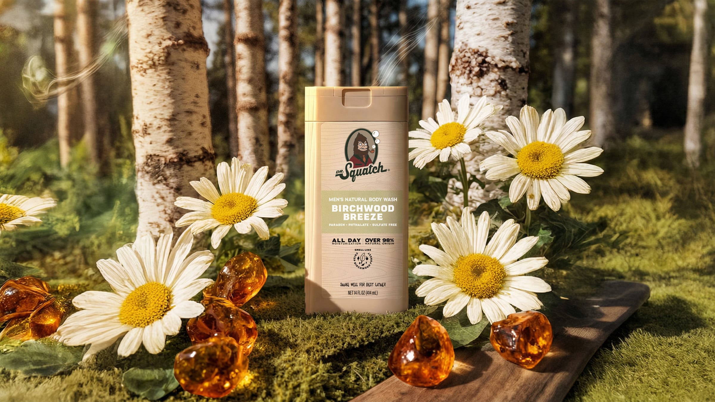 14 oz Birchwood Breeze Body Wash - Fresh Outdoor Bar
