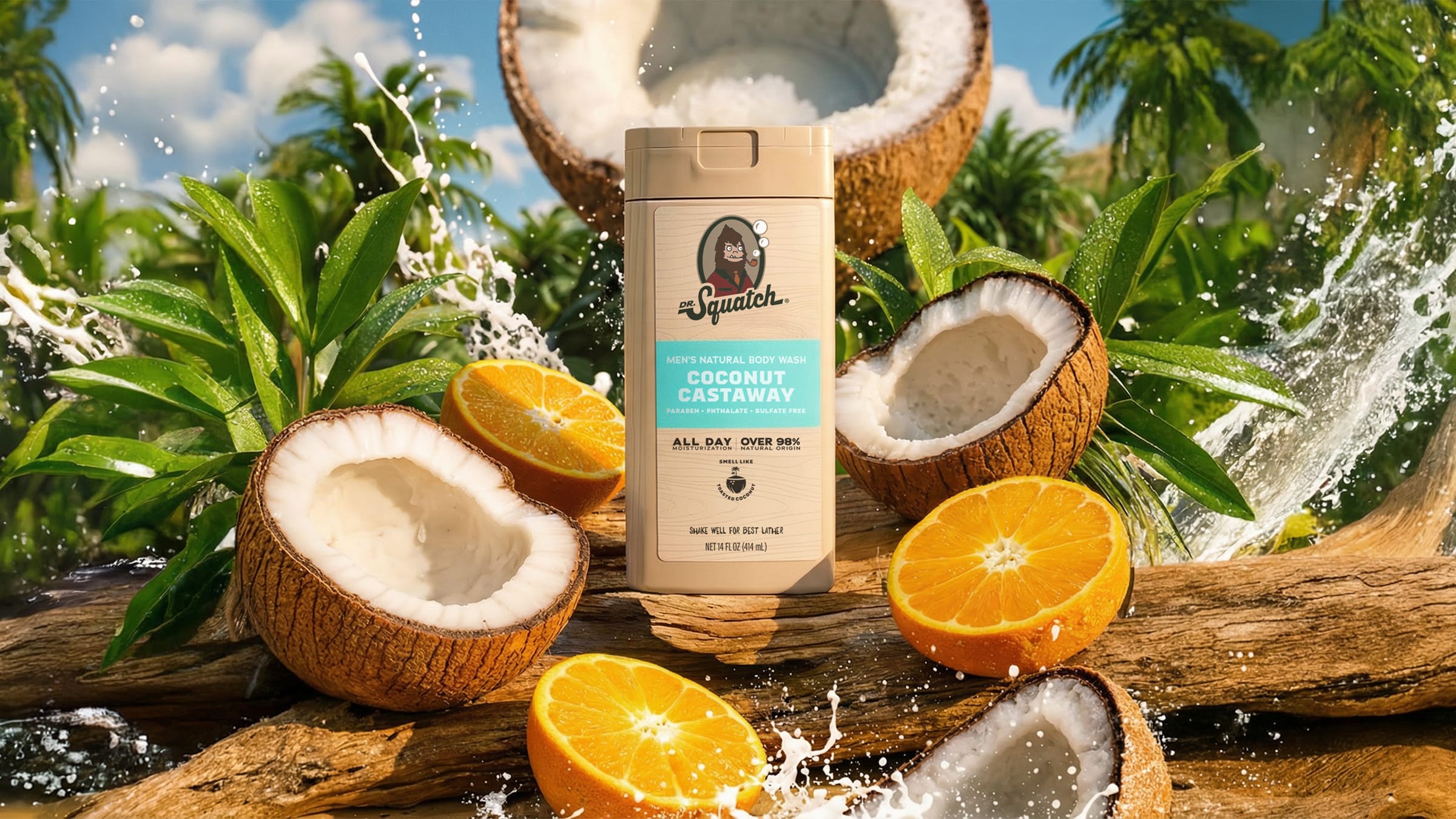 14 oz Coconut Castaway Body Wash - Forest Outdoor Routine
