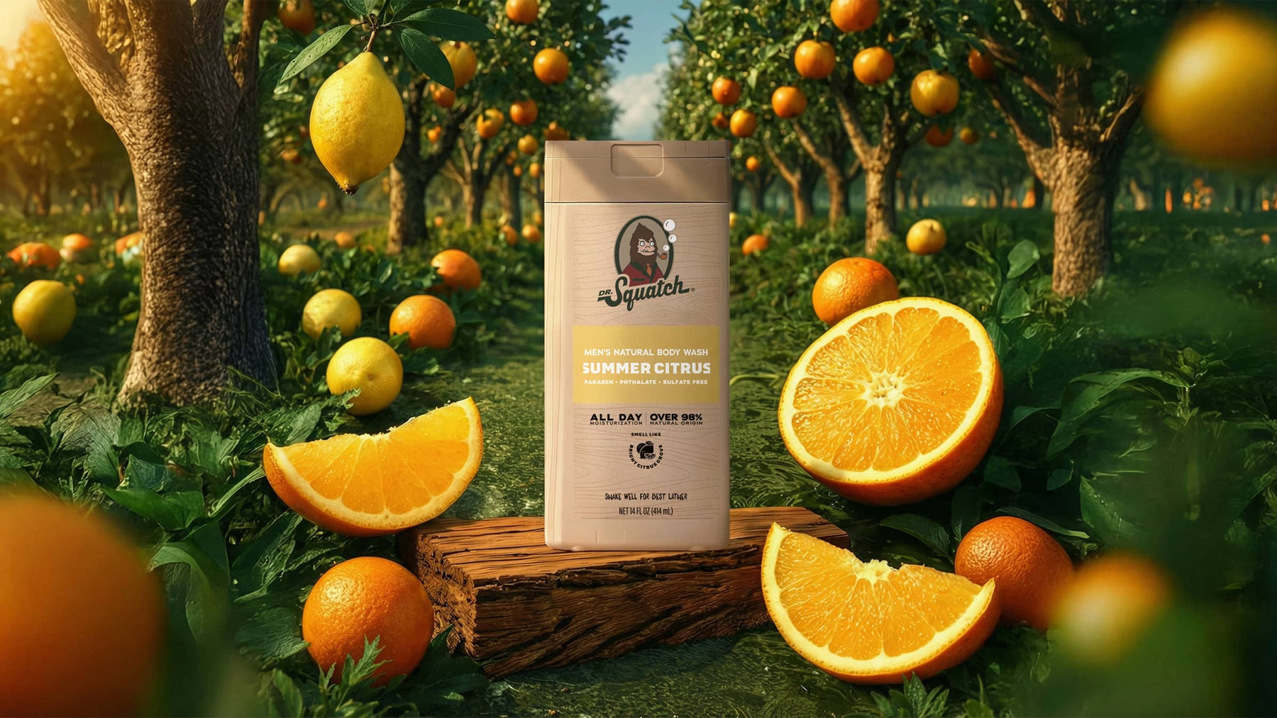 14 oz Summer Citrus Body Wash - Rugged Morning Lather