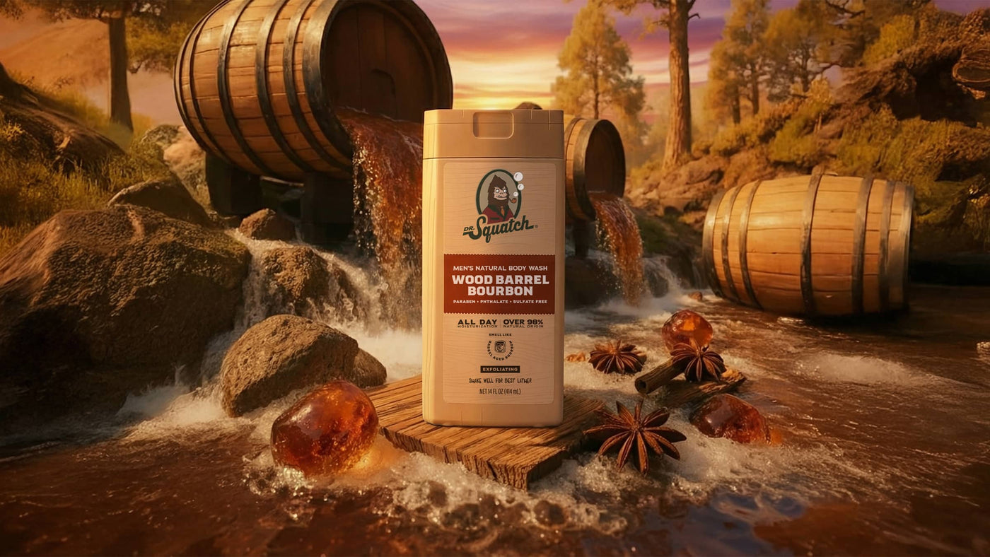 14 oz Wood Barrel Bourbon Body Wash - Cozy Care