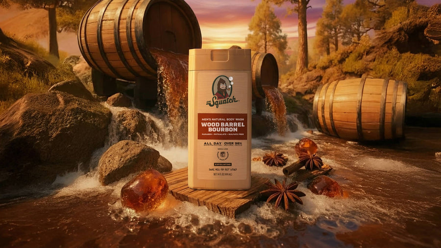 14 oz Wood Barrel Bourbon Body Wash - Cozy Care