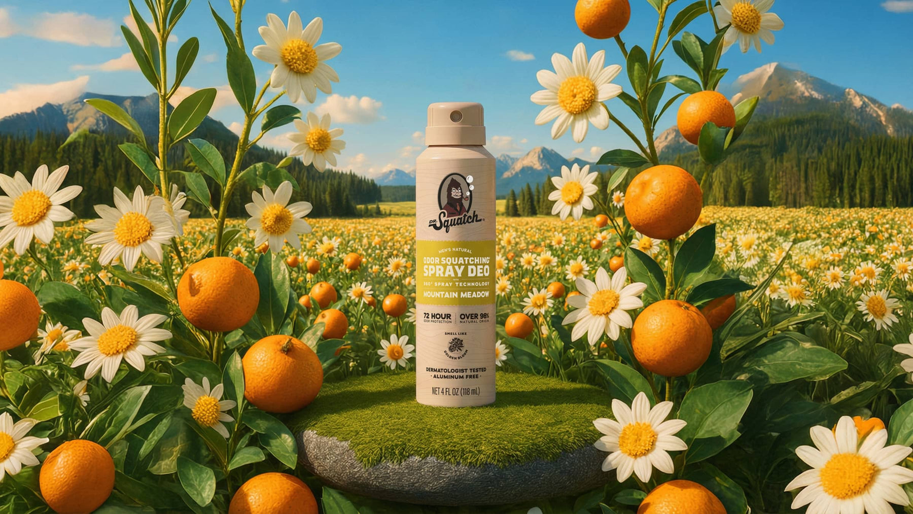 Mountain Meadow Spray Deodorant - Simple Routine