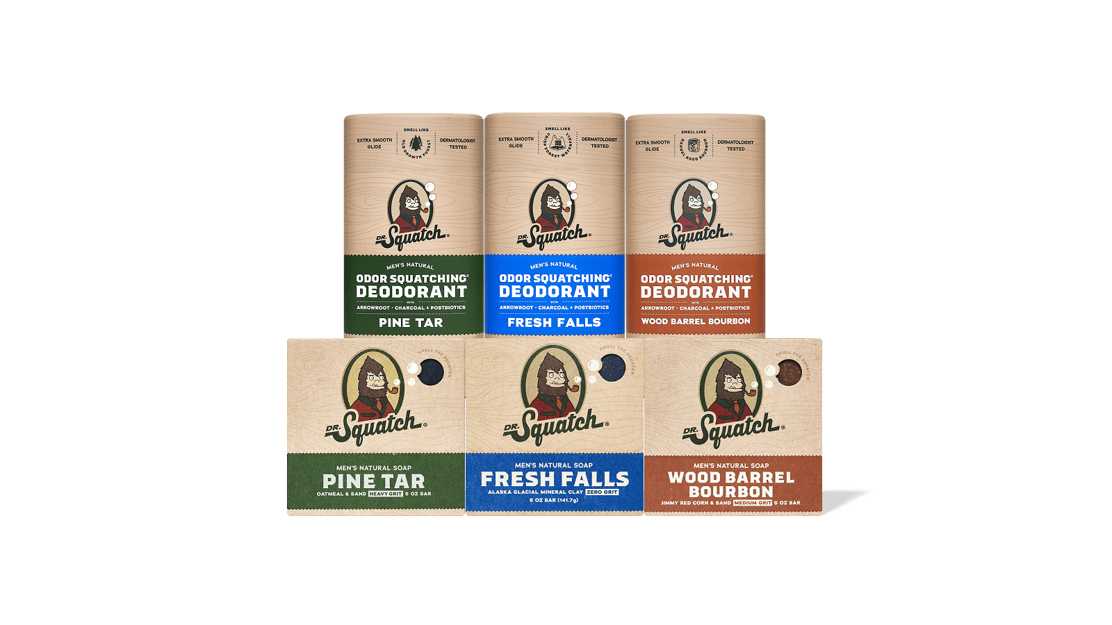 Deodorant & Soap Set - Travel Collector Pack