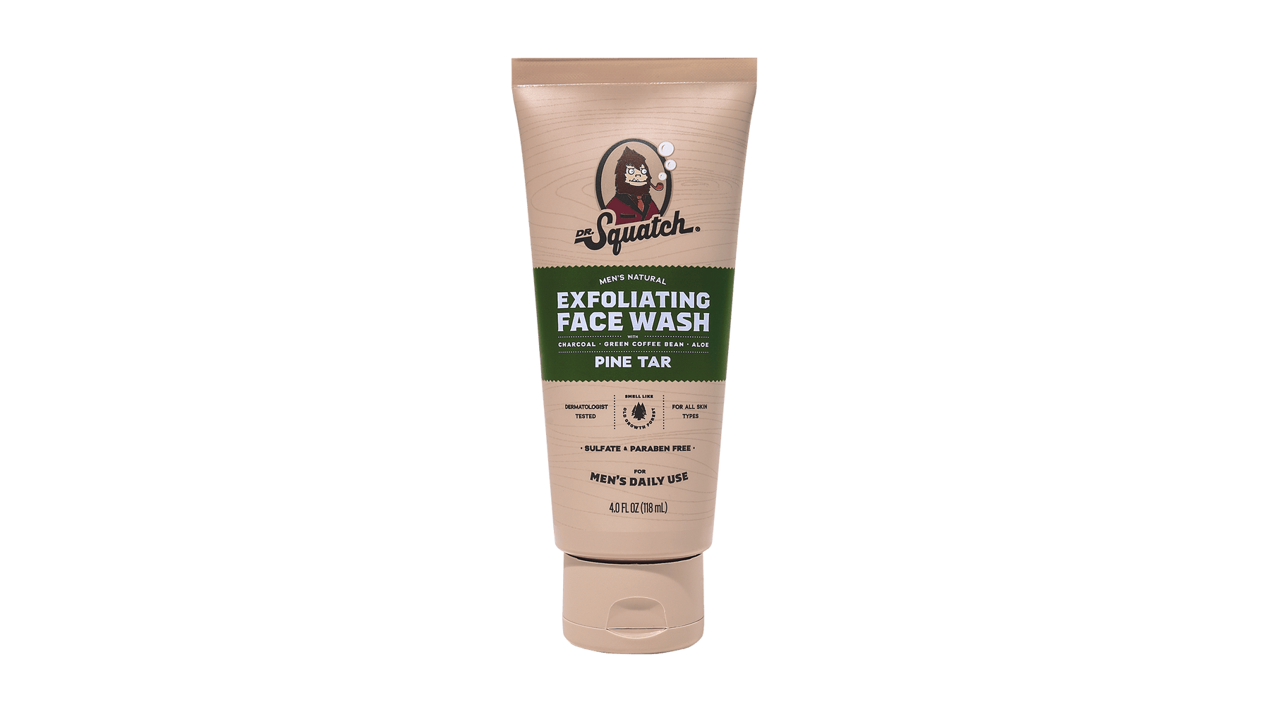 Pine Tar Exfoliating Face Wash - Bright Morning Clean