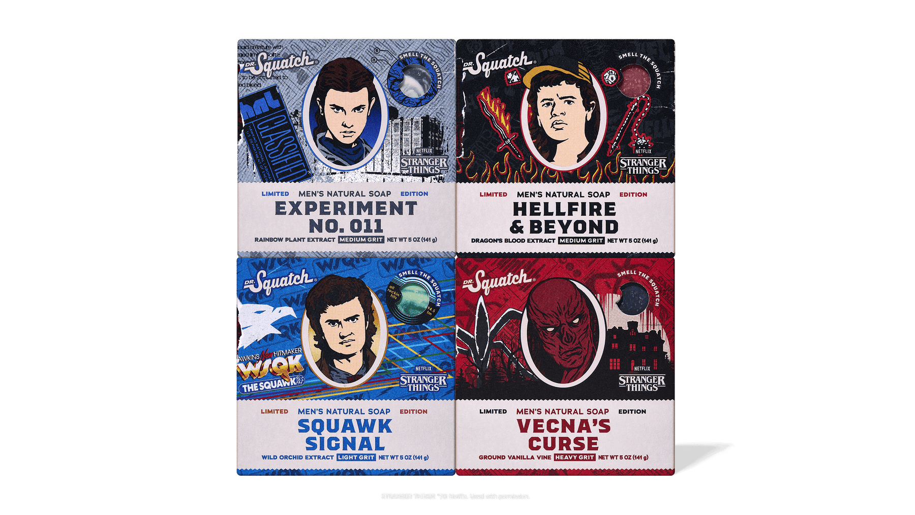 Stranger Things 4-Pack - Daily Clean
