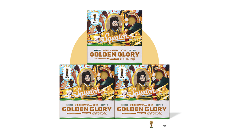 FIFA Golden Glory 3-Pack Bar Soap Bundle - Fresh Gift Rotation