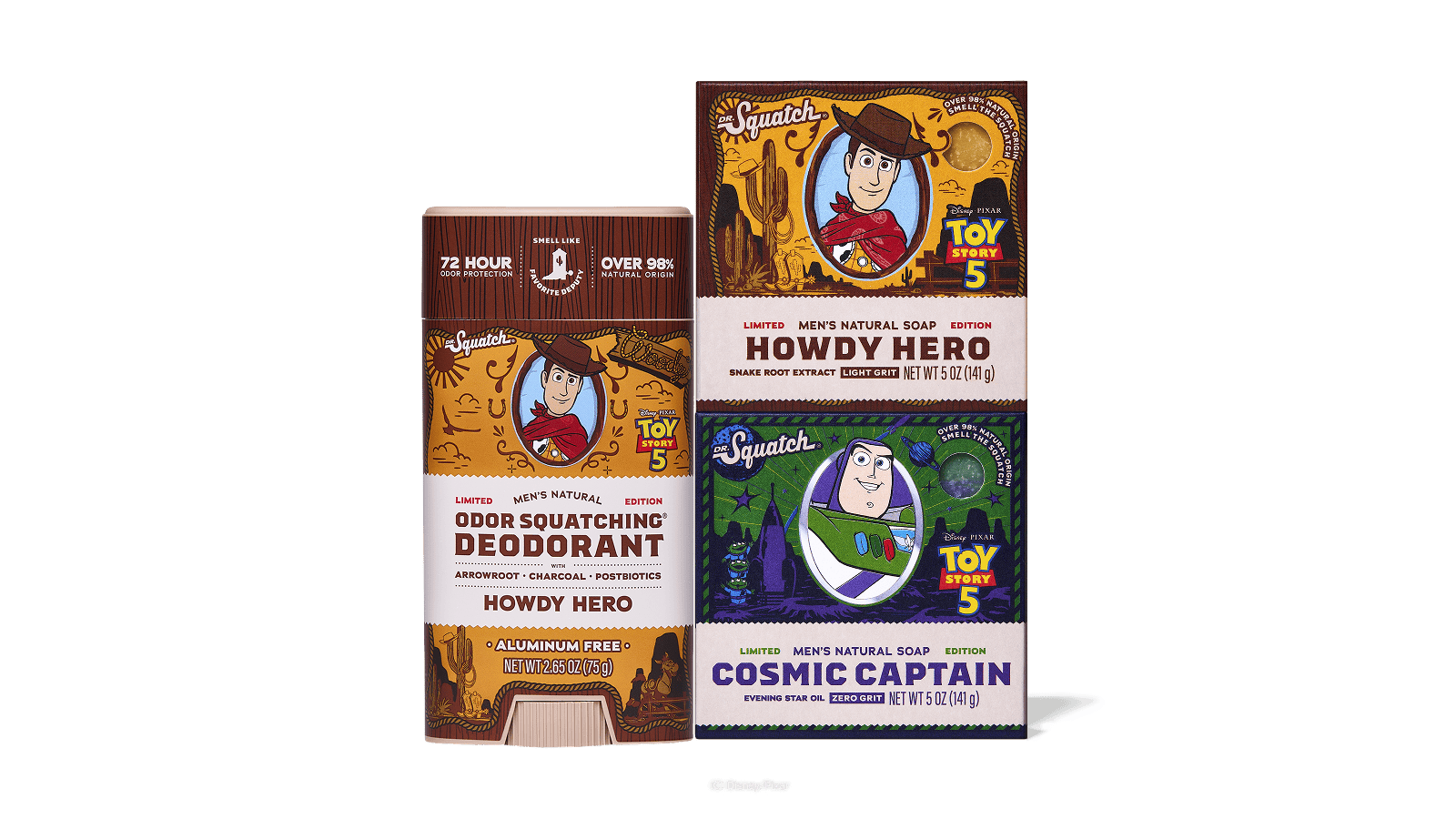 Woody & Buzz Lightyear 3-Pack - Shower Ready