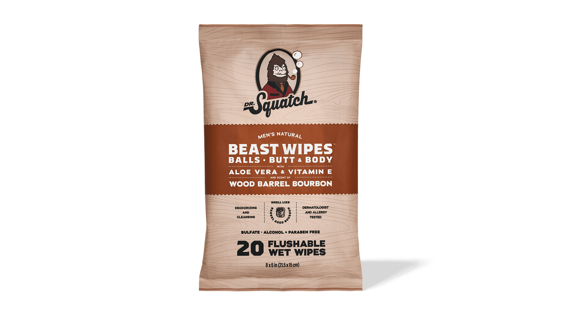 Wood Barrel Bourbon Wipes - Morning Fresh