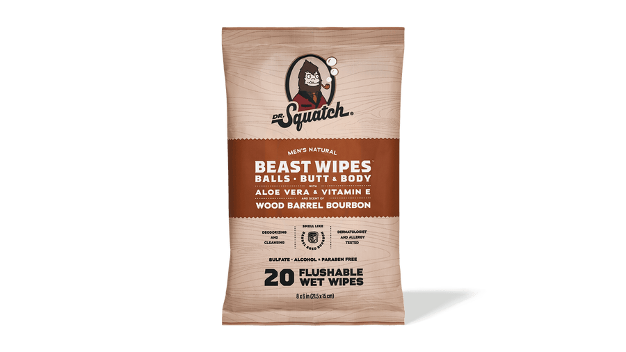 Wood Barrel Bourbon Wipes - Morning Fresh