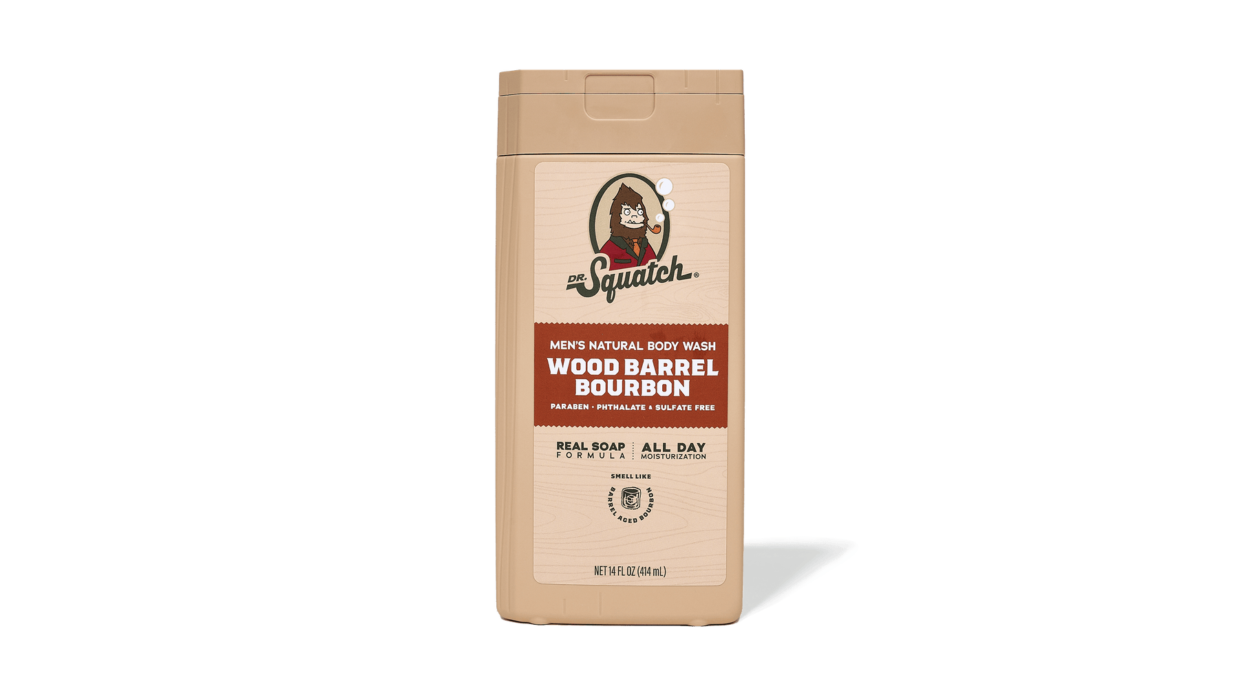 14 oz Wood Barrel Bourbon Body Wash - Cozy Care