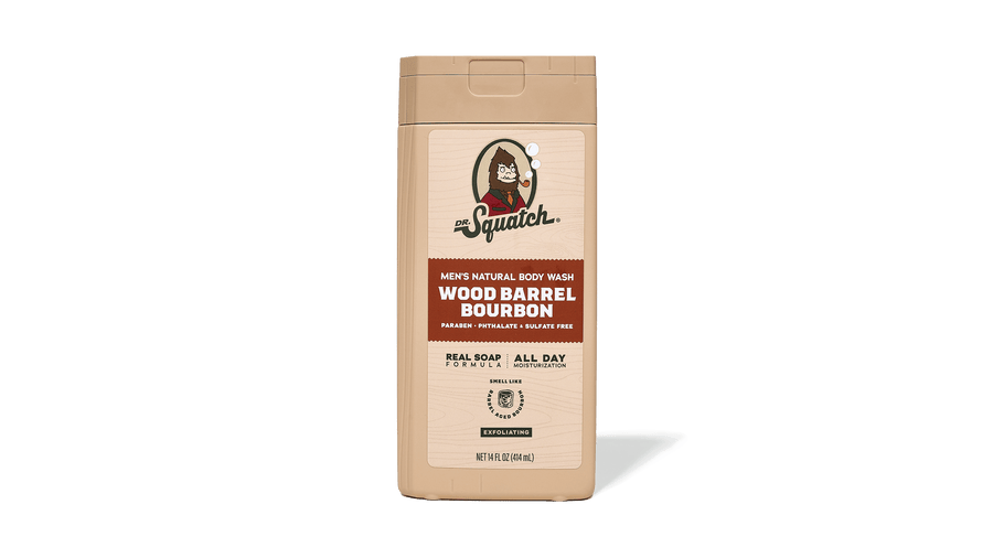 14 oz Wood Barrel Bourbon Exfoliating Body Wash - Smooth Style