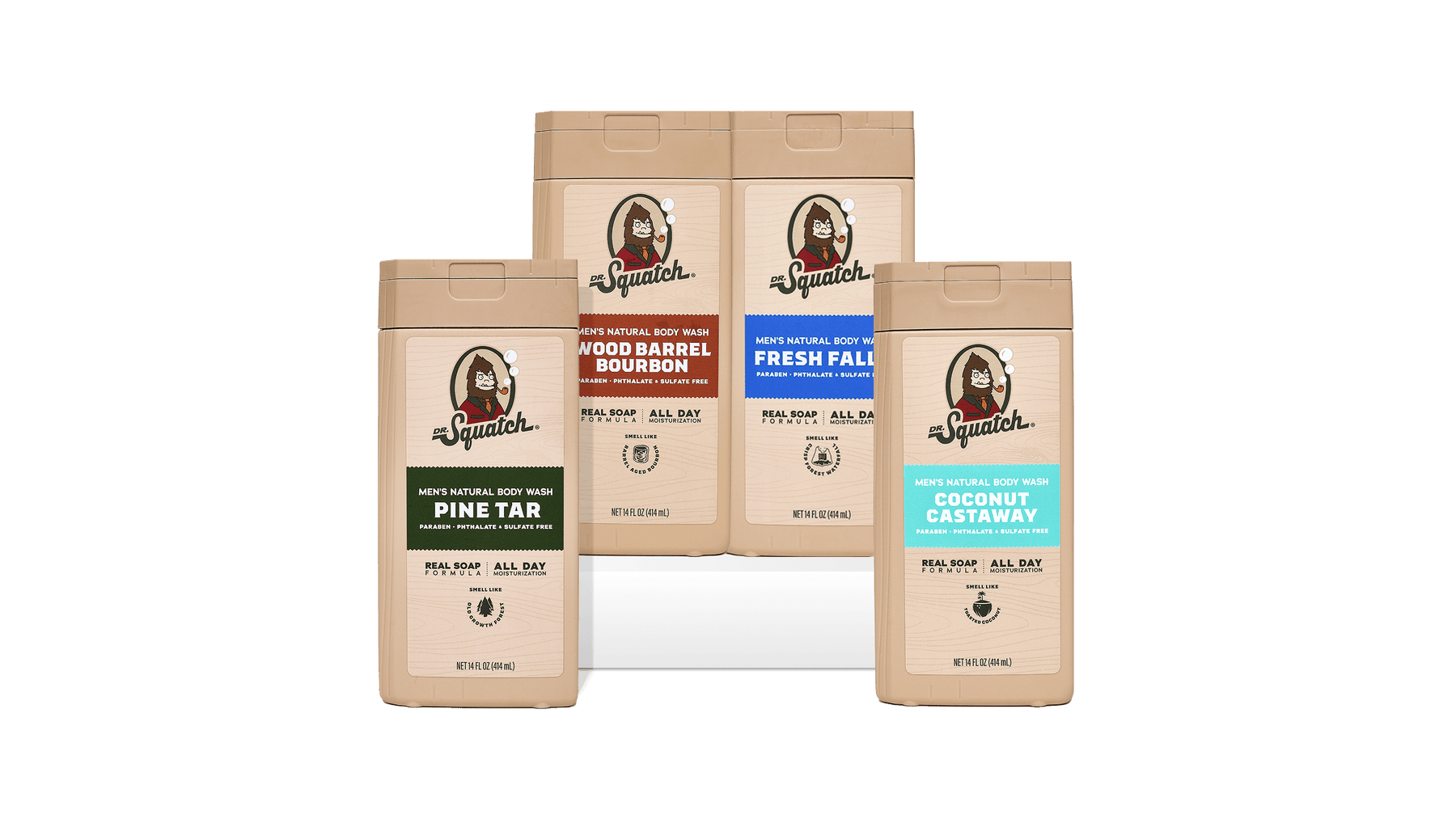 Body Wash 4-Pack - Simple Hero Pick